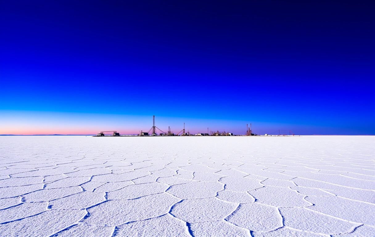 Paisaje industrial en Potosí